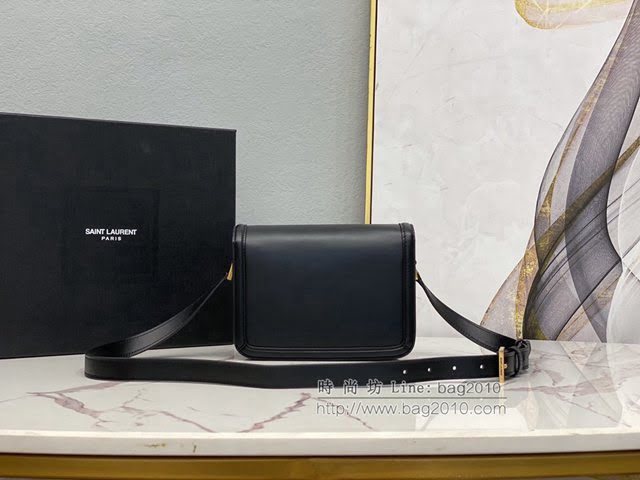 YSL爆款女士包包 聖羅蘭經典款MONOGRAM金屬旋扣小號郵差包 YSL肩背斜挎包 634306  jjh1088